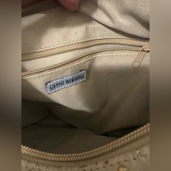 Chic Tan Hobo Bag with Gold Accents - Picture 7 of 8